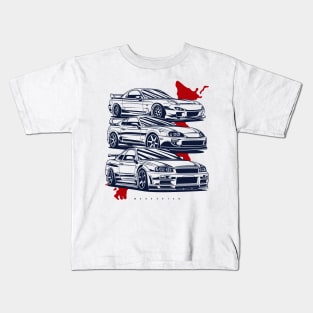 RX7, Skyline & Supra Kids T-Shirt